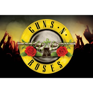 โปสเตอร์Guns NRoses  โปสเตอร์ วอลเปเปอร์ ตกแต่งผนัง Poster โปสเตอร์วินเทจ โปสเตอร์วงดนตรี