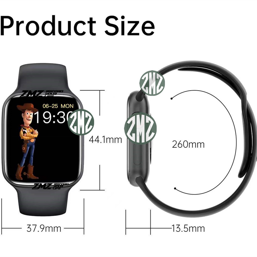 ภาพสินค้าSmart Watch รุ่น W34 HW22Plus นาฬิกาสุขภาพ โทรออก รับสายได้ วัดหัวใจ ความดัน นับก้าว การนอนหลับ เปลี่ยนรูปหน้าจอได้ จากร้าน 740805lin บน Shopee ภาพที่ 5