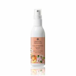 สเปรย์ผมหอม Oriental Princess Story of Happiness Summer Peach Hair Cologne Spray 100ml.