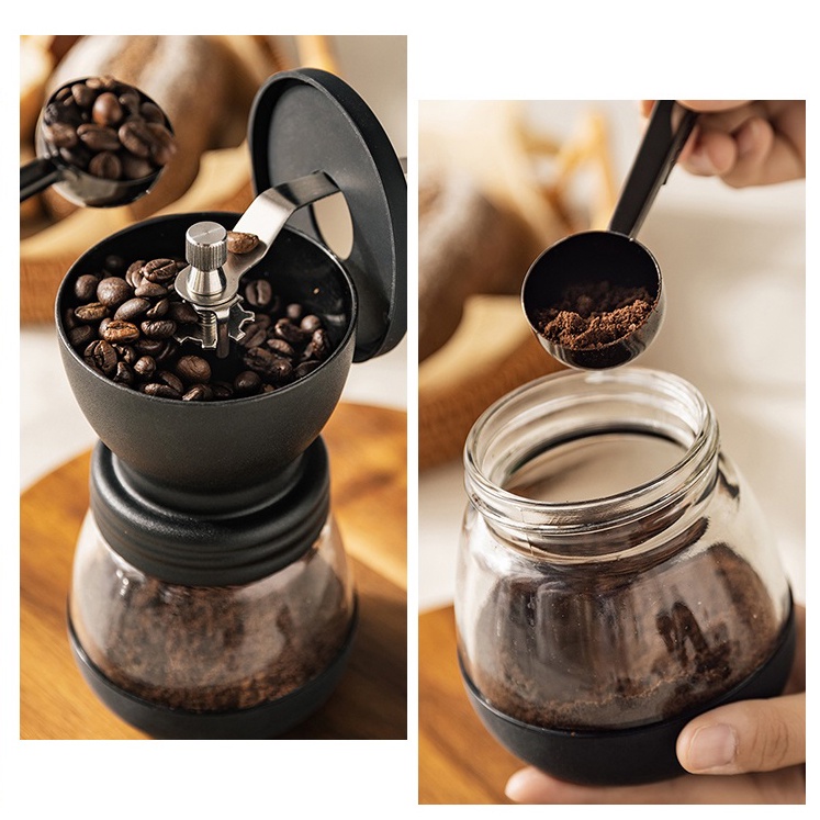 ภาพสินค้าเครื่องบดกาแฟวินเทจ เครื่องบดเมล็ดกาแฟ ที่บดเม็ดกาแฟ ปรับความละเอียดได้ Coffee Bean Grinder จากร้าน deebillion บน Shopee ภาพที่ 3