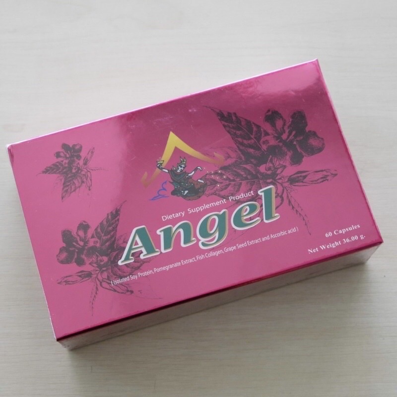 angel-อาหารเสริมสำหรับสตรี-ของบ้านสมุนไพรชัยมงคล-กล่องละ-60-เม็ด-ส่งฟรี