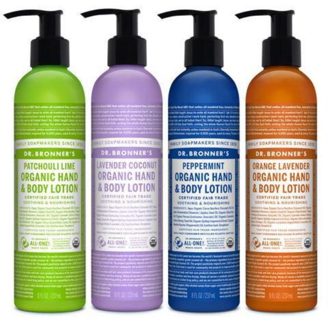 PREORDER DR. BRONNER'S Organic Hand & Body Lotion 236ml Shopee Thailand