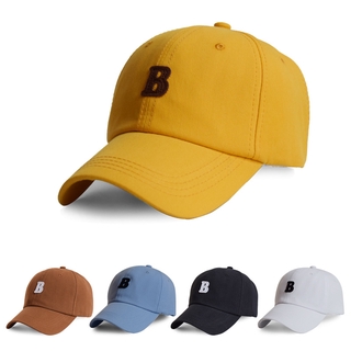 CARHARTT หมวกเบสบอล ปักลายตัวอักษร B สีพื้น สไตล์เรโทร สําหรับผู้หญิง และผู้ชาย
