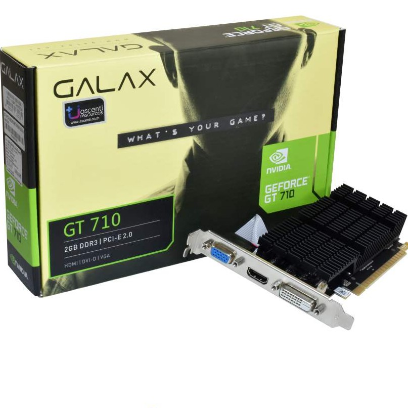 มื่อหนึ่ง-vga-การ์ดแสดงผล-galax-geforce-gt-710-passive-2gb-2gb-ddr3-64-bit-สินค้ารับประกันศูนย์-3-ปี