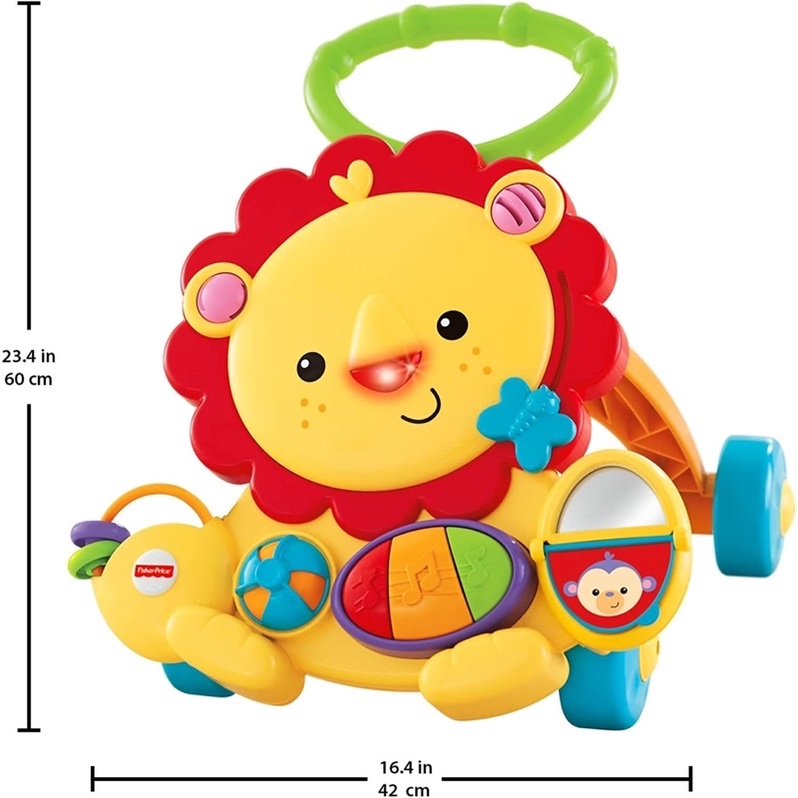 พร้อมส่ง-รถผลักเดินเสริมพัฒนาการสำหรับเด็ก-fisher-price-musical-lion-walker