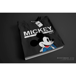พร้อมส่ง!! เสื้อยืด Oversize คอกลมแขนสั้น ดีเทลลายมิกกี้เมาส์ Mickey Mouse