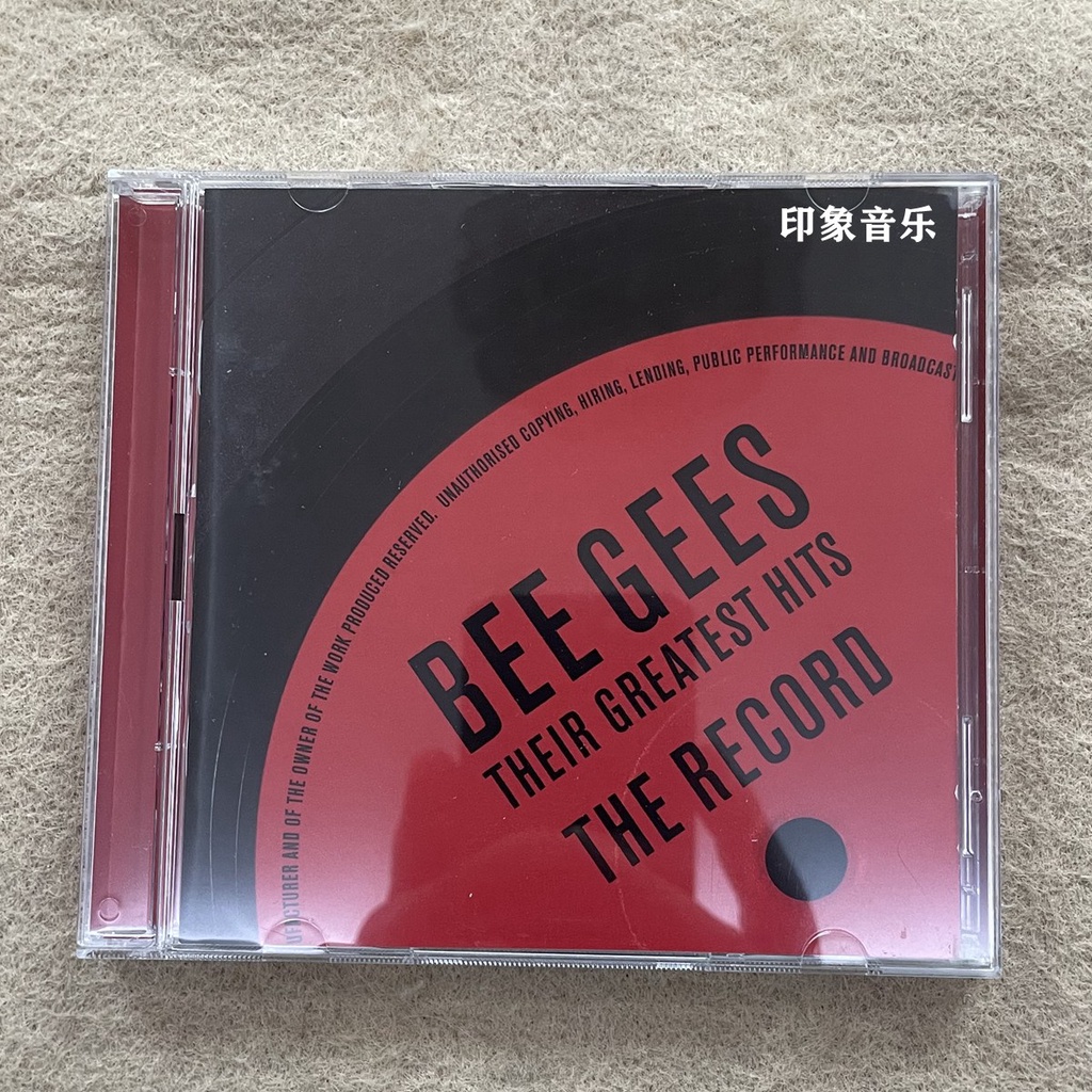 แผ่น-cd-เพลงฮิต-2-แผ่น-เพลง-bee-gees-bee-gees-record-their-greatest-hits-คลาสสิก-สําหรับสะสม