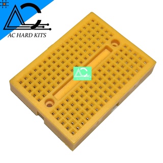 Breadboard 170 point บอร์ดทดลอง 170 จุด สีเหลือง