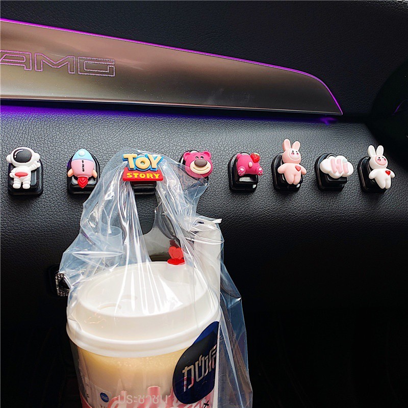 car-hook-cartoon-car-hook-car-with-multi-function-hidden-hook-cute-car-เก็บของหน้ารถ