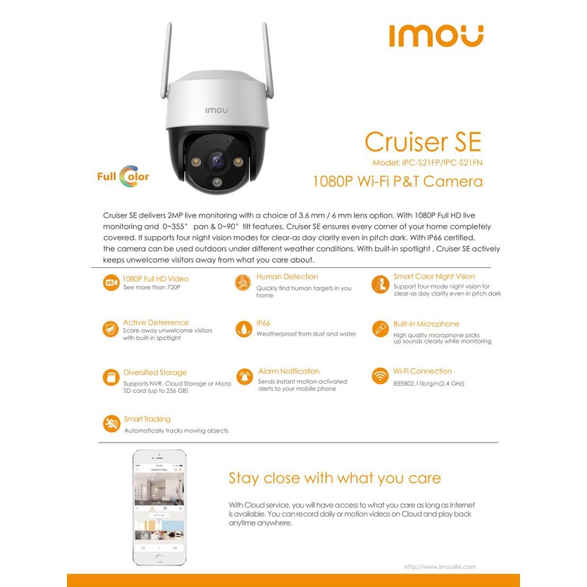 imou-กล้องวงจรปิด-cruiser-se-หมุนได้-รุ่น-ipc-s21fp-ความละเอียด-2-ล้านพิเซล-มีไมค์ในตัว