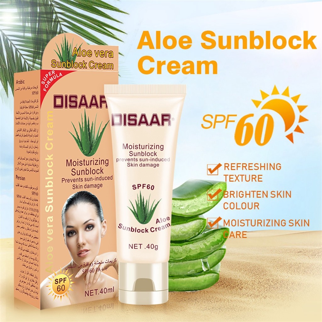 ส่งจากไทย-disaar-aloe-vera-sunblock-cream-whitening-skin-spf-60-ครีมกันแดด-อโลเวร่า-ไวท์เทนนิ่ง-กันแดด