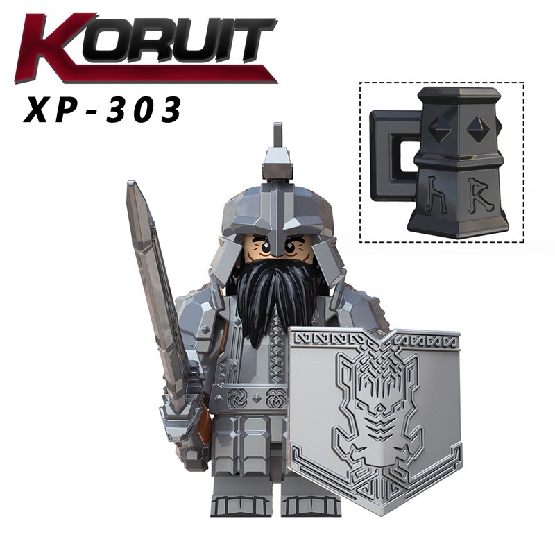 ฟิกเกอร์โมเดล-the-hobit-durarf-durin-s-folk-d-in-ii-ironfoot-kt-1040