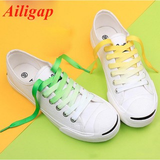 สินค้า Ailigap รองเท้ากีฬารองเท้าผ้าใบสีรุ้ง 1 คู่