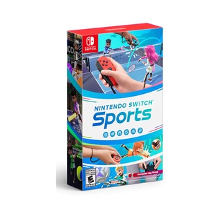 ภาพขนาดย่อของภาพหน้าปกสินค้าNintendo Switch Game Sports เกมนินเทนโด้ สวิทซ์ สปอร์ต เกมกีฬา แถมสายรัดขา ในกล่อง เกม ปี2022 จากร้าน tinzshop บน Shopee ภาพที่ 1