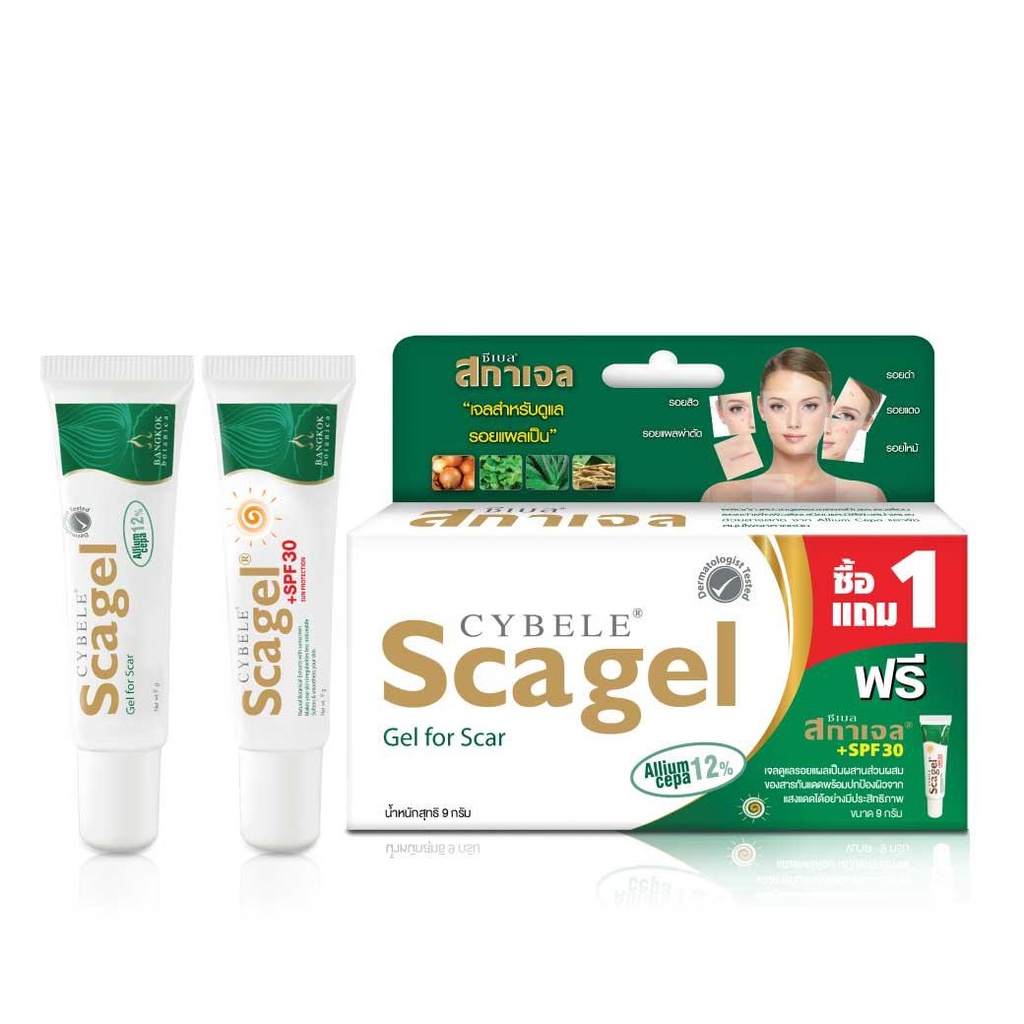 scagel-ซีเบล-สกาเจล-4g-2-หลอด-กล่อง-9g-2หลอด-กล่อง-19g-2หลอด-กล่อง-cybele-scagel-spf30-ซีเบล-สกาเจล