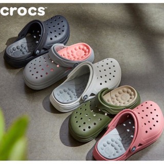 สินค้า Crocs Reviva Clog (พร้อมส่งจากไทย) รองเท้าแตะแบบสวม สำหรับ ผู้ชาย ผู้หญิง สวมใส่สบายเท้า