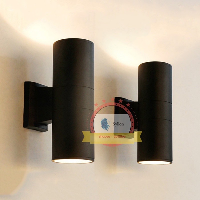 ภาพหน้าปกสินค้าKL-0930ไฟกระบอกโคมไฟติดผนังกลางแจ้ง โคมไฟติดผนังภายนอก ทรงกระบอก ส่องไฟขึ้น-ลง 1 ชุดไม่ใช่ 1 คู่