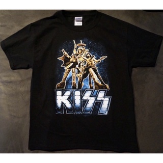 เสื้อยืดผ้าฝ้ายพรีเมี่ยมเสื้วงดนตรี Kiss Tour ลิขสิทธิ์แท้