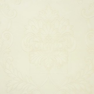 KASSA HOME วอลล์เปเปอร์ติดผนัง Luxury รุ่น 60061 ขนาด 53 x 1000 ซม. สีขาว Wallpaper