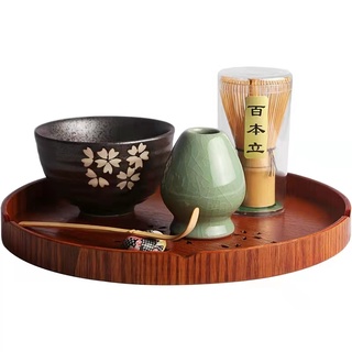 แปรงไม้ไผ่ญี่ปุ่น อุปกรณ์ชงชา แบบไม้ไผ่ สําหรับชงชาเขียว