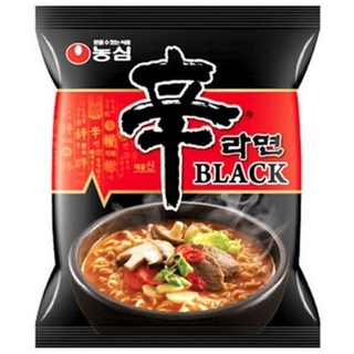 มาม่าเกาหลี มาม่าเผ็ดซองดำ นงชิม ชินรามยอน Shinramyun black 134g농심 매울신 라면