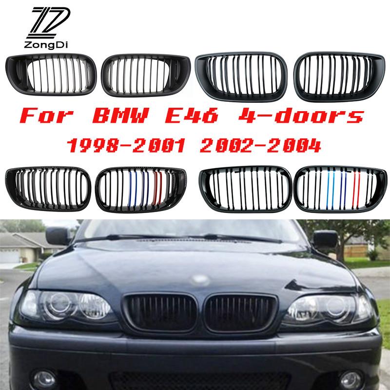 กระจังหน้า ซี่คู่ BMW E46 Accessories 4 door 3 Series Carbon Fiber/ M ...