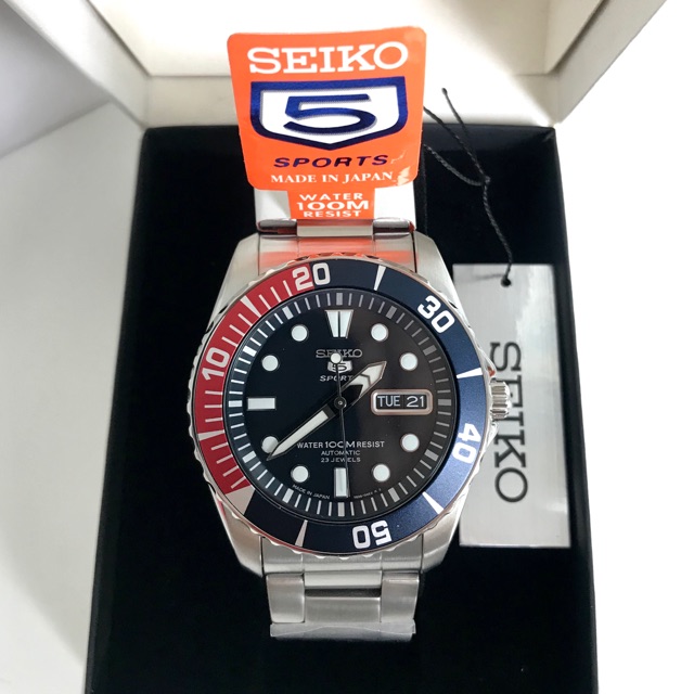 SEIKO Submariner (Pepsi) SNZF15J1 🇯🇵Made In Japan 🇯🇵 | Shopee Thailand