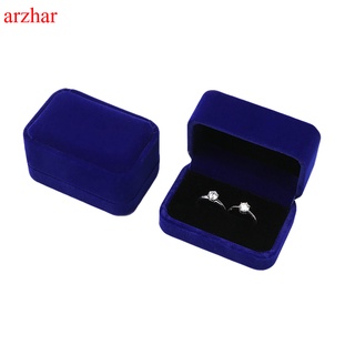 ภาพขนาดย่อของภาพหน้าปกสินค้าArzhar กล่องกํามะหยี่ คู่รัก กล่องแหวนคู่ ต่างหู กล่องเครื่องประดับ กล่องเก็บของขวัญ กล่องเครื่องประดับ เคาน์เตอร์แสด จากร้าน arzhar.th บน Shopee ภาพที่ 5