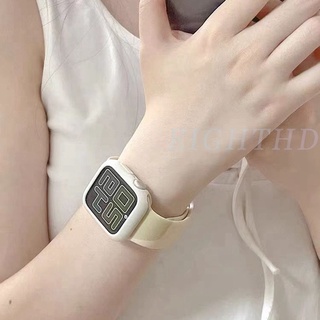 สายนาฬิกาข้อมือซิลิโคน สําหรับ Smart Watches Series 8 7 6 SE 5 4 3 2 1 ขนาด 41 มม. 45 มม. 44 มม. 42 มม. 40 มม. 38 มม.