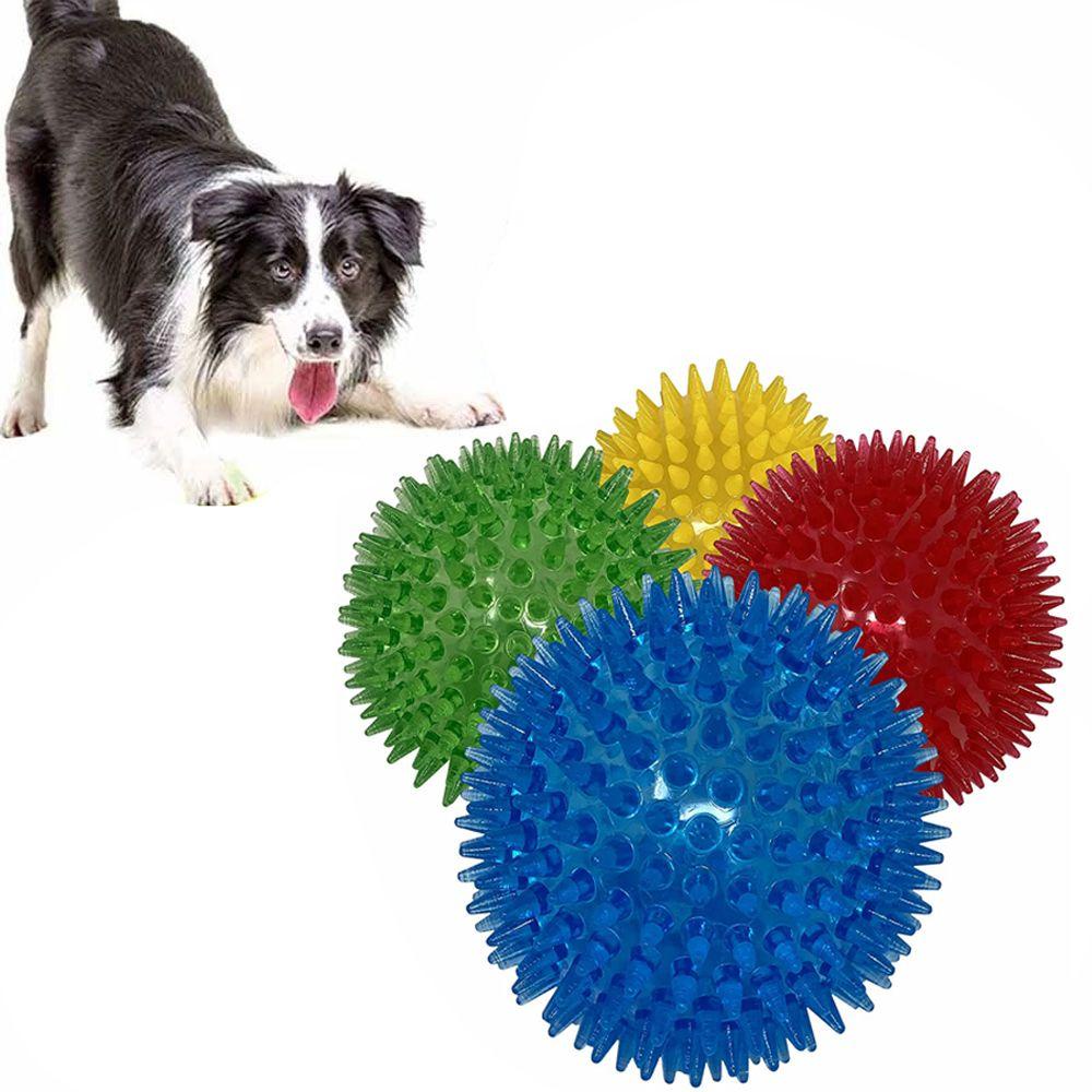 epoch-ลูกบอลหนาม-ขนาดเล็ก-หลากสี-ของเล่นทําความสะอาดฟัน-สําหรับสัตว์เลี้ยง-สุนัข