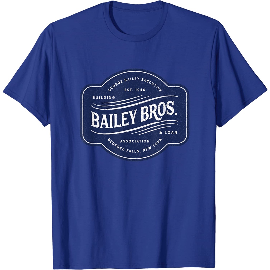 bailey-brothers-อาคารและสินเชื่อ-คลาสสิก-เสื้อยืด-ผ้าฝ้าย-พิมพ์ลาย-george-bailey-สําหรับผู้ชาย