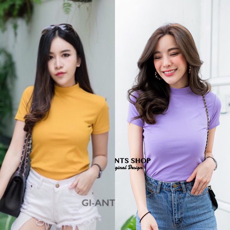 ภาพหน้าปกสินค้าGI-ANTS เสื้อยืดคอเต่าแขนสั้น​ CARDIGAN_NISTA