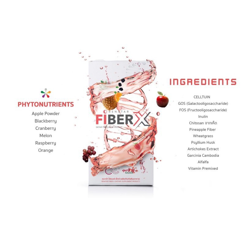 ภาพหน้าปกสินค้าRenatar fiber x เรนาต้า ไฟเบอร์ เอ็กซ์ ดีท๊อกซ์ พุงยุบ สบายท้อง ถ่ายง่าย 100% จากร้าน girlstuffxx บน Shopee