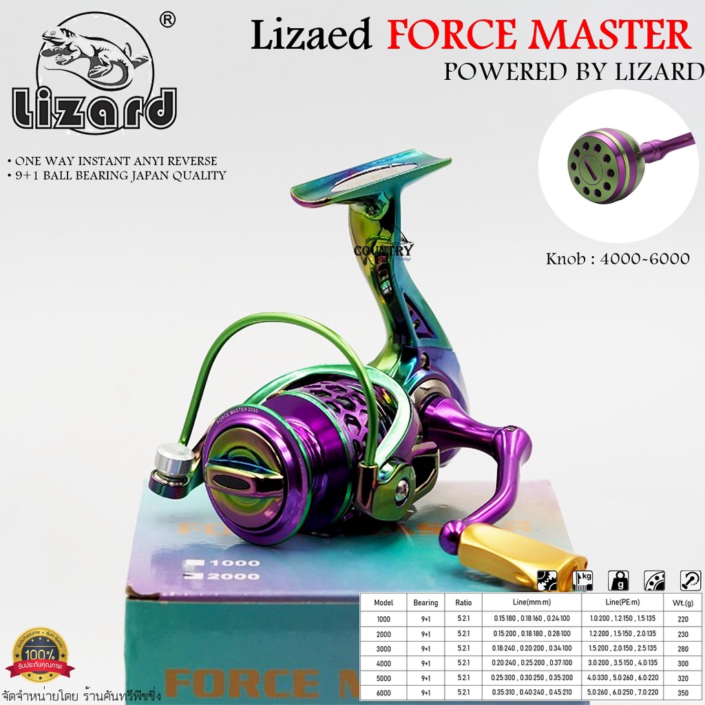 รอกตกปลา-lizard-force-master-ลิซาร์ด-ฟอร์สมาสเตอร์-สีรุ้ง