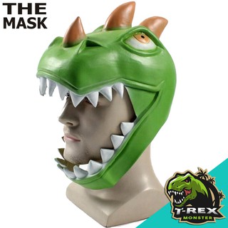 Mask หน้ากาก Dinosaur ไดโนเสาร์ สุดฮา BB GUN บีบีกัน Cosplay Halloween ฮาโลวีน รุ่น E 018