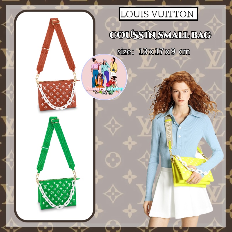 หลุยส์-วิตตอง-louis-vuitton-coussin-กระเป๋าถือใบเล็ก-กระเป๋าสุภาพสตรี-กระเป๋าสะพายข้าง-รูปแบบใหม่-ตัวแทนจัดซื้อยุโรป