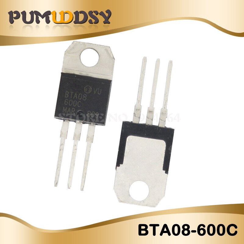 10pcs BTA08-600C 8A 600V TRIACS thyristor TO220 | Shopee Thailand