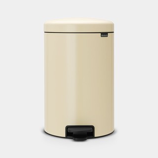 Brabantia ถังขยะสแตนเลสแบบเท้าเหยียบ 20 ลิตร บราบันเทีย Brabantia Pedal Bin New Icon 20L-Almond