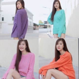 สเวตเตอร์ไหมพรม สีสันสดใส เสื้อไหมพรม ต้อนรับลมหนาว