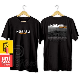 เสื้อยืดโอเวอร์ไซส์เสื้อยืดผ้าฝ้าย พิมพ์ลายภูเขา MERBABU 30s Distro ธรรมชาติ สําหรับผู้ชาย และผู้หญิงS-3XL