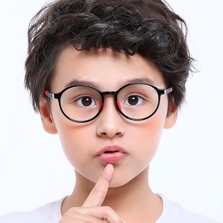 N.2235แว่นเด็ก แว่นตาเด็ก แว่นตากรองแสงสีฟ้าถนอมสายตาสำหรับเด็ก  เด็กอายุ 5-15 ปี