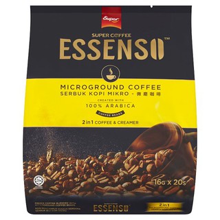 [PREORDER] Super Coffee Essenso Microground Coffee 2 in 1 Coffee &amp; Creamer Coffee Beans 20 x 16g (320g)