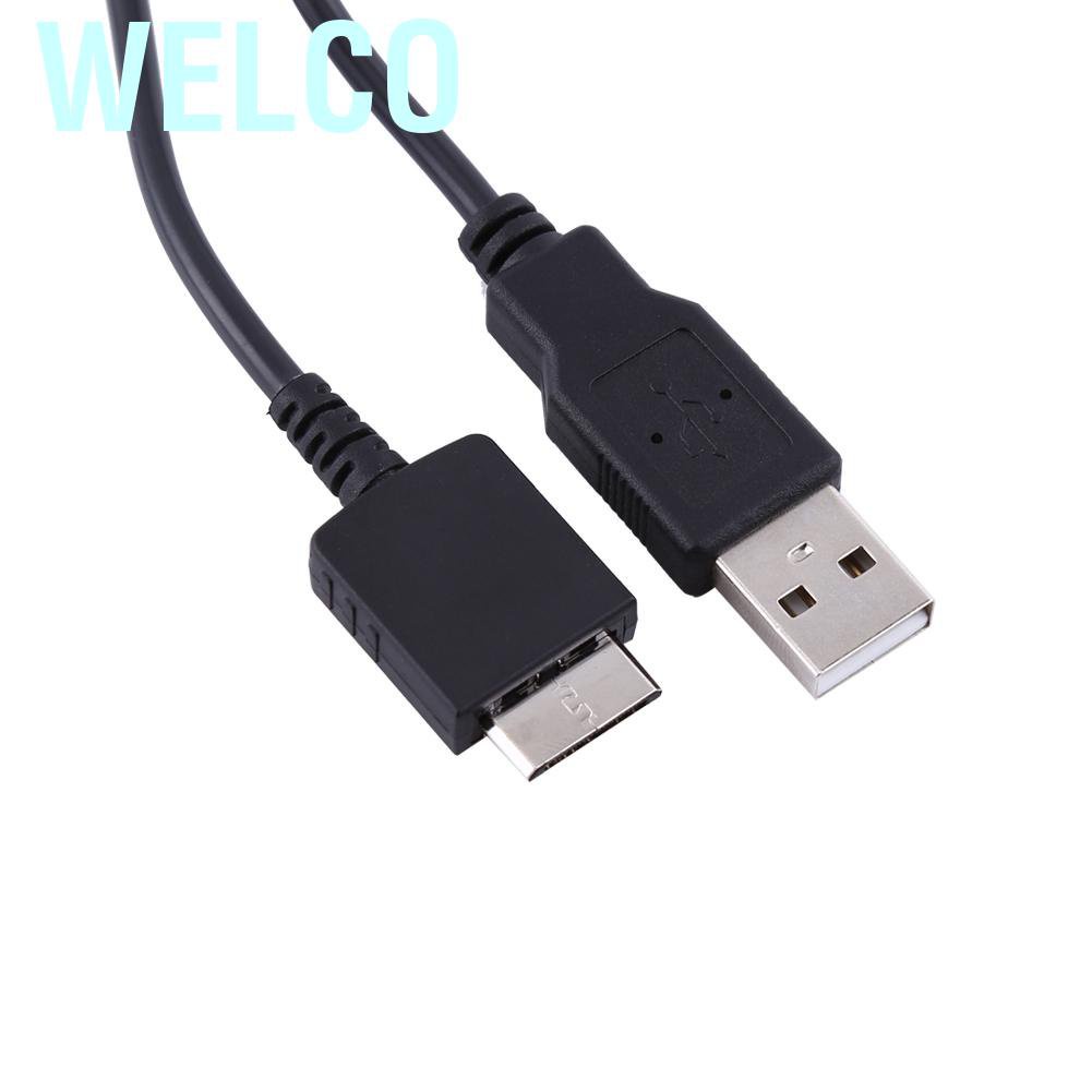 ins-ready-stock-usb-2-0-sync-data-cable-cord-charger-for-sony-walkman-nwz-mp3-mp4-player-black