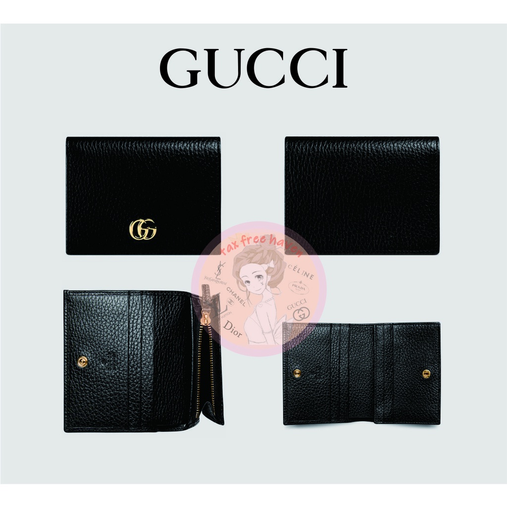 shopee-ถูกที่สุด-100-ของแท้-แบรนด์ใหม่-gucci-gg-marmont-คอลเลกชันหนังบัตร-wallet