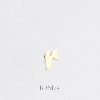 ภาพหน้าปกสินค้าRanda เพิ่มจี้อักษรตัวเขียนสีทองจากสร้อยตัวอักษรตัวละ 50 บาท ที่เกี่ยวข้อง