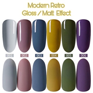 สีทาเล็บเจล Milan สี  Modern Retro Colors Series Nail Gel Polish  ขนาด 15 ml.