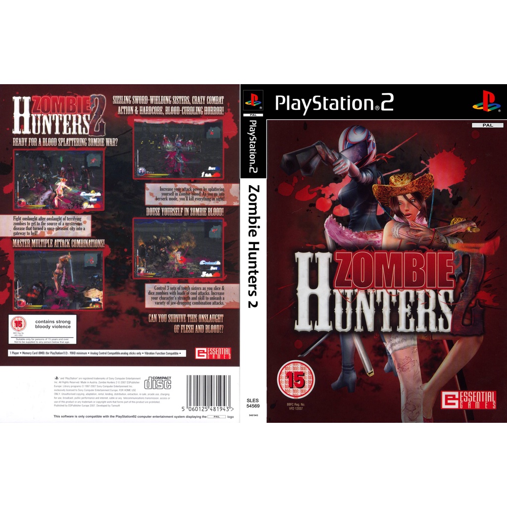 แผ่นเกมส์ PS2 Zombie Hunters 2 คุณภาพ ส่งไว (CD) | Shopee Thailand