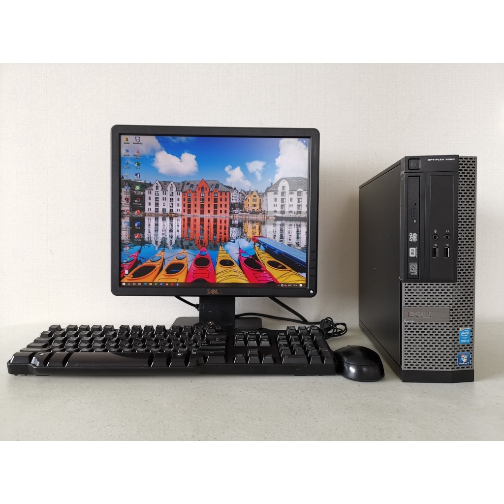 คอมมือสอง-dell-optiplex-3020-sff-cpu-core-i3-gen-4-ฮาร์ดดิสก์-ssd-120-gb-เพิ่มได้-ลงโปรแกรมให้พร้อมใช้งาน