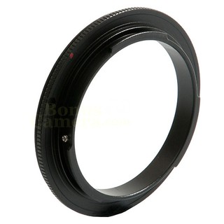 แหวนกลับเลนส์ถ่ายมาโคร ขนาด 62 มม. สำหรับกล้อง Nikon DSLR Reverse Ring 62 mm for Macro Photography