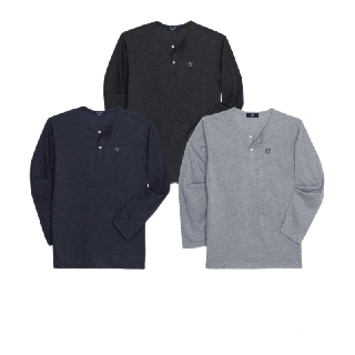 ARROW LITE T-SHIRT สาปโปโลแขนยาว ผ้าTC Pack 3 ตัว 3 สี